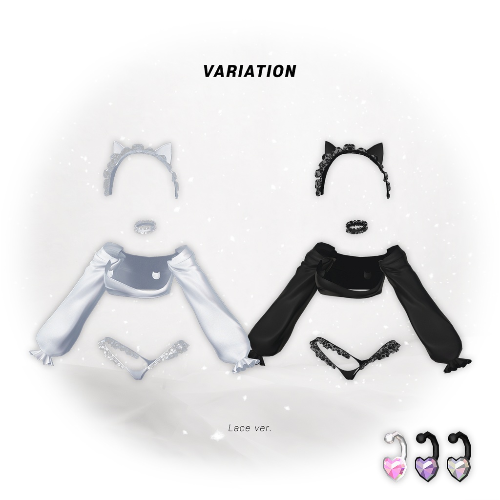 【ミルティナ(Milltina)用】FRILL NEKO WEAR