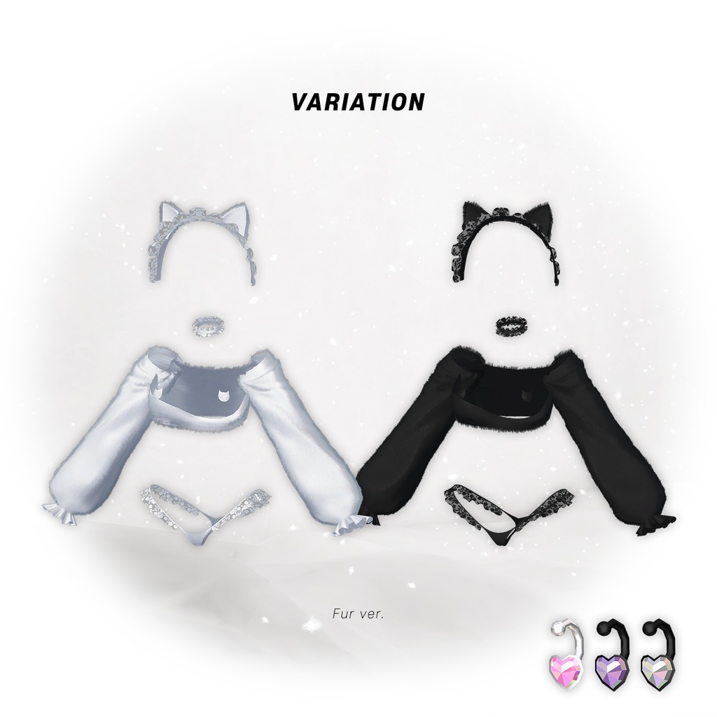 【ミルティナ(Milltina)用】FRILL NEKO WEAR