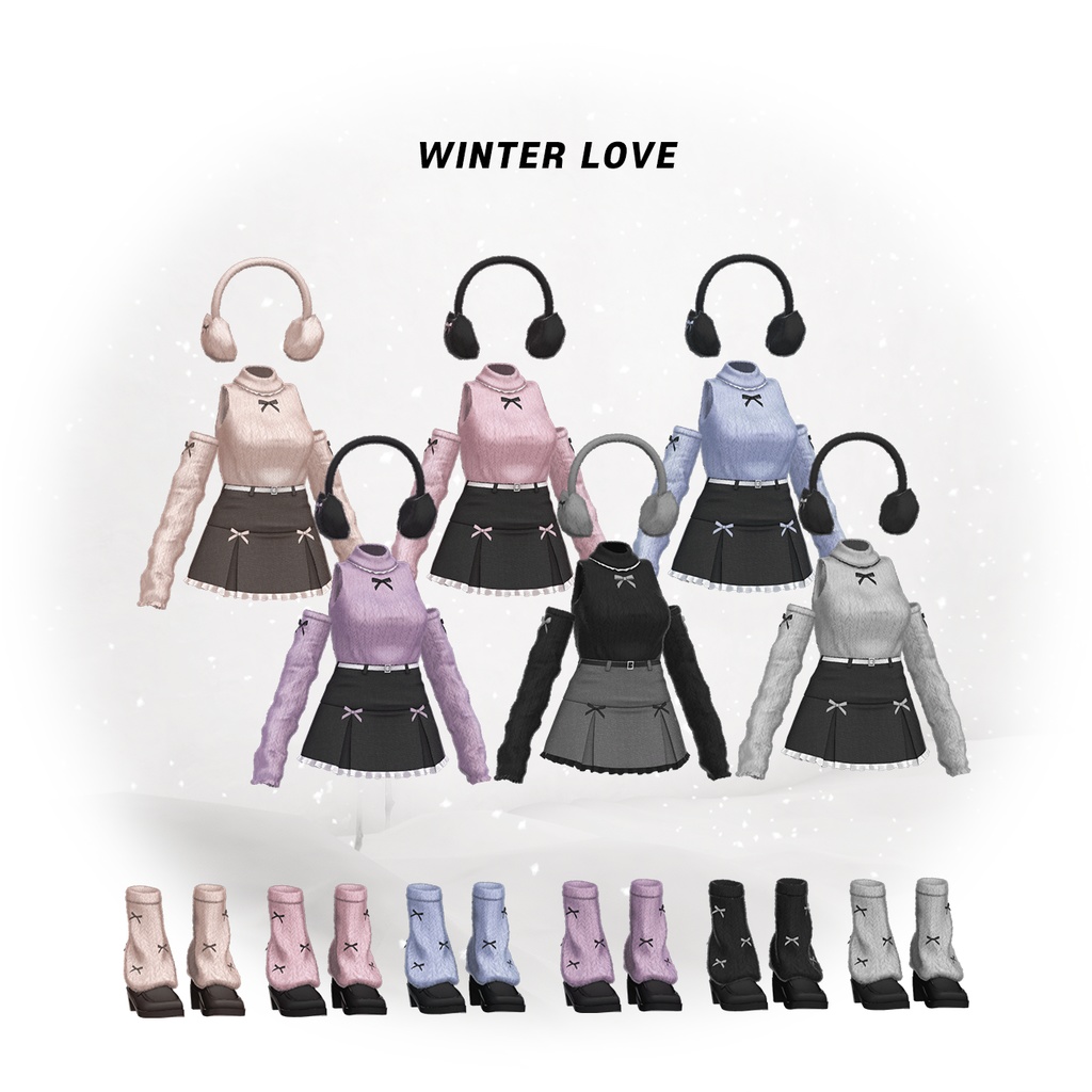 【キシャ(Kisha)用】 4 Clothes Set