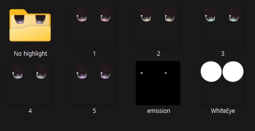 【しらつめ(Shiratsume)用】🍫Choco🍫アイテクスチャー(5色) / Eye Texture(5color)