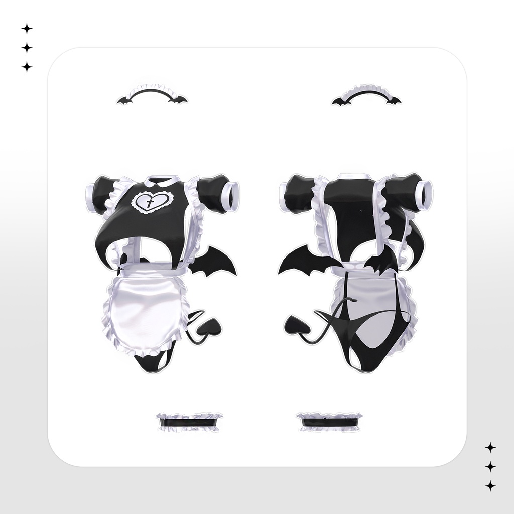 【ミルティナ(Milltina)用】GOTHIC HEART MAID