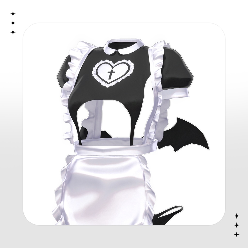 【しなの(Shinano)用】GOTHIC HEART MAID