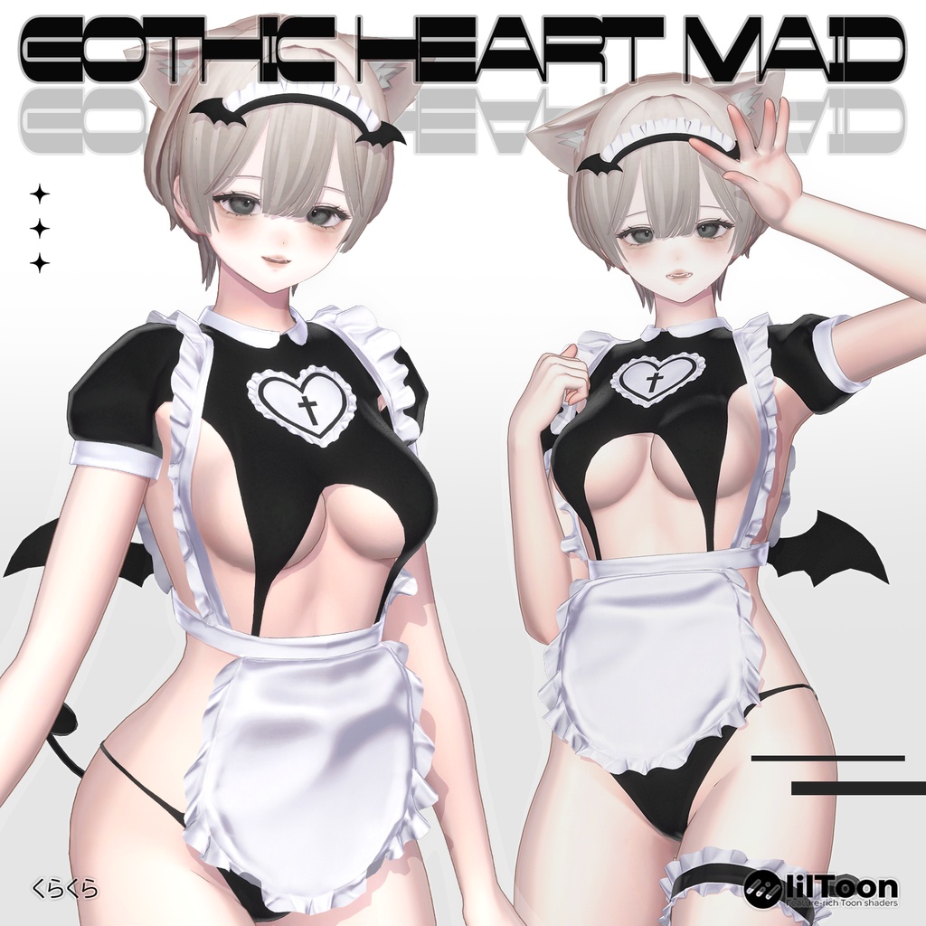 【Shinra(森羅)用】GOTHIC HEART MAID