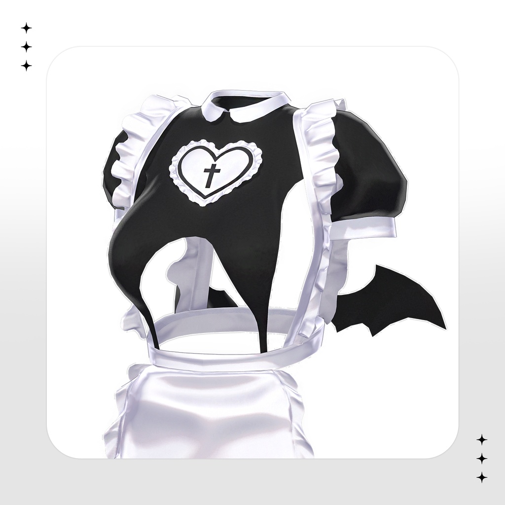 【Shinra(森羅)用】GOTHIC HEART MAID