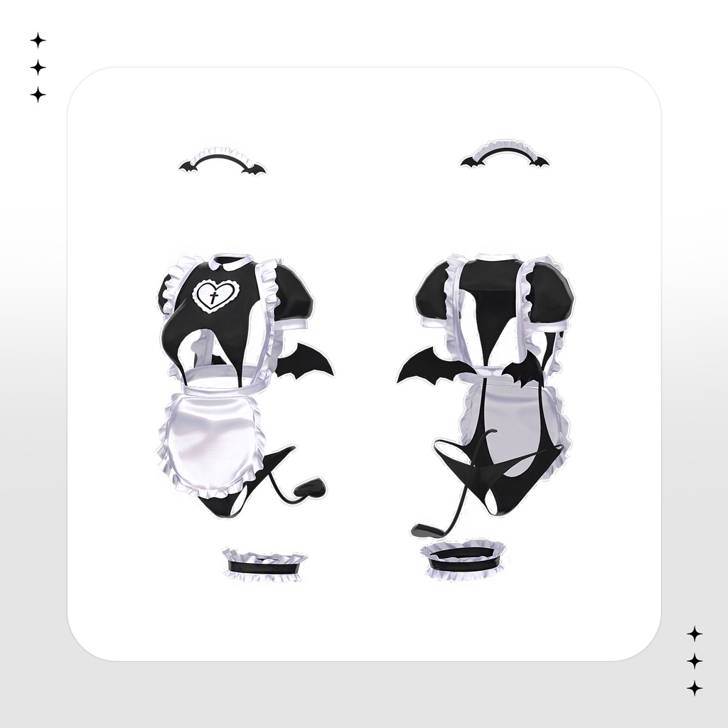 【Shinra(森羅)用】GOTHIC HEART MAID