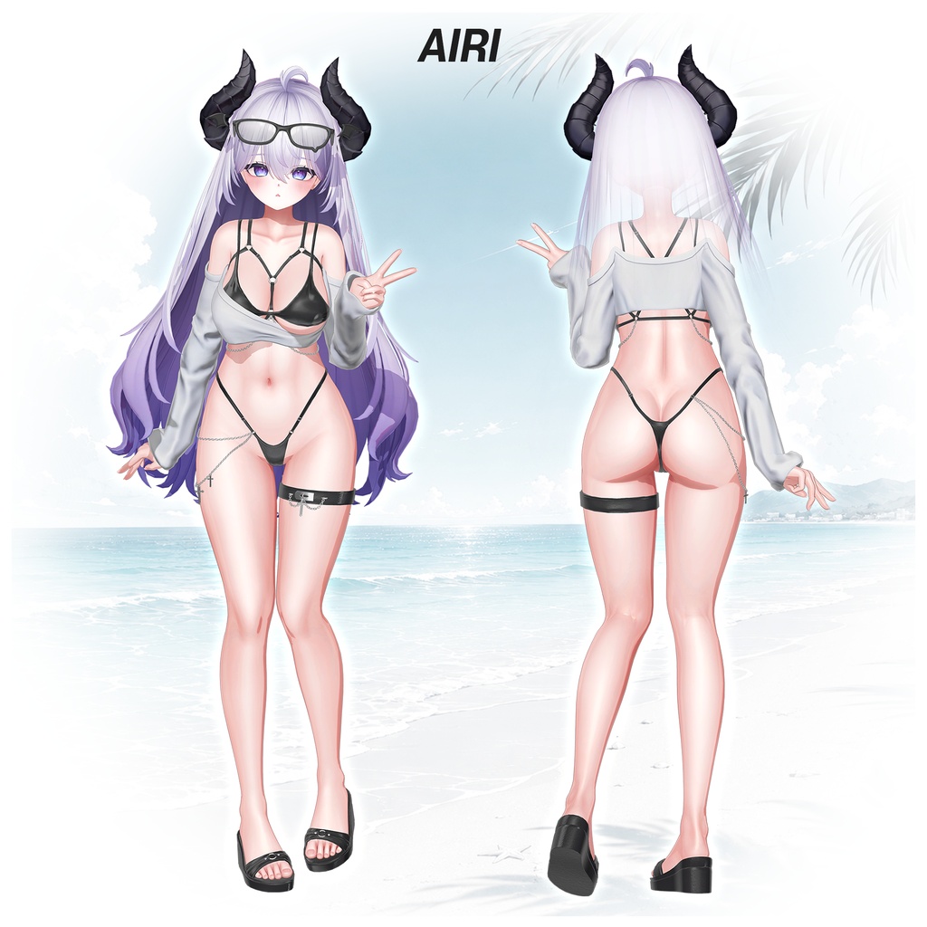 🏷️SALE🖤【複数アバター対応】✝Noir Chain✝