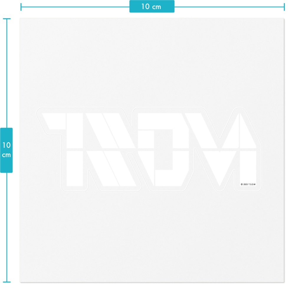 T.S.D.Mロゴステッカー