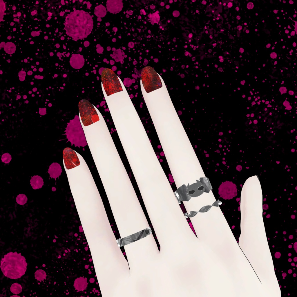 【リゼ/Rize】リゼちゃん専用ネイル(Nail Textures)