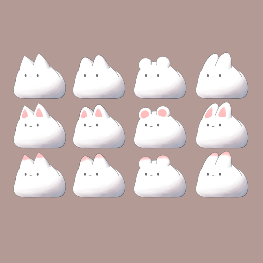 【VTubeStudio】カスタマイズ可能なL2D生物/Customizable animal model/