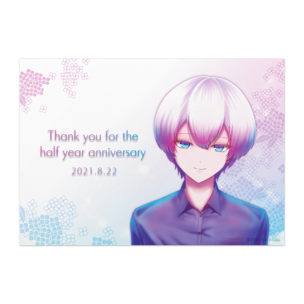 ポスター(half year anniversary)