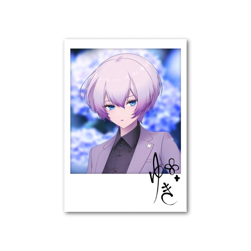 チェキ風カード（活動４周年＆誕生日記念）