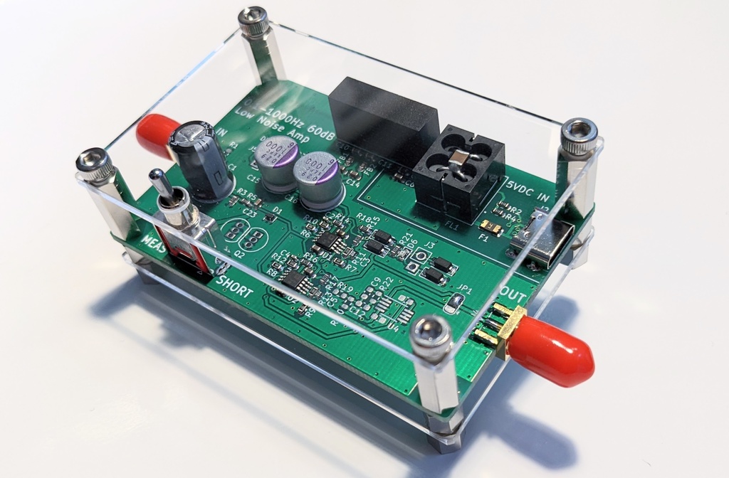 0.1~1000Hz 60dB AF-LNA + 磁界検出コイル