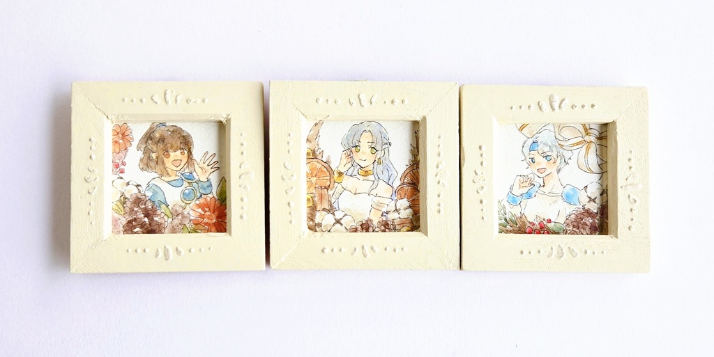 冬リースのミニ原画