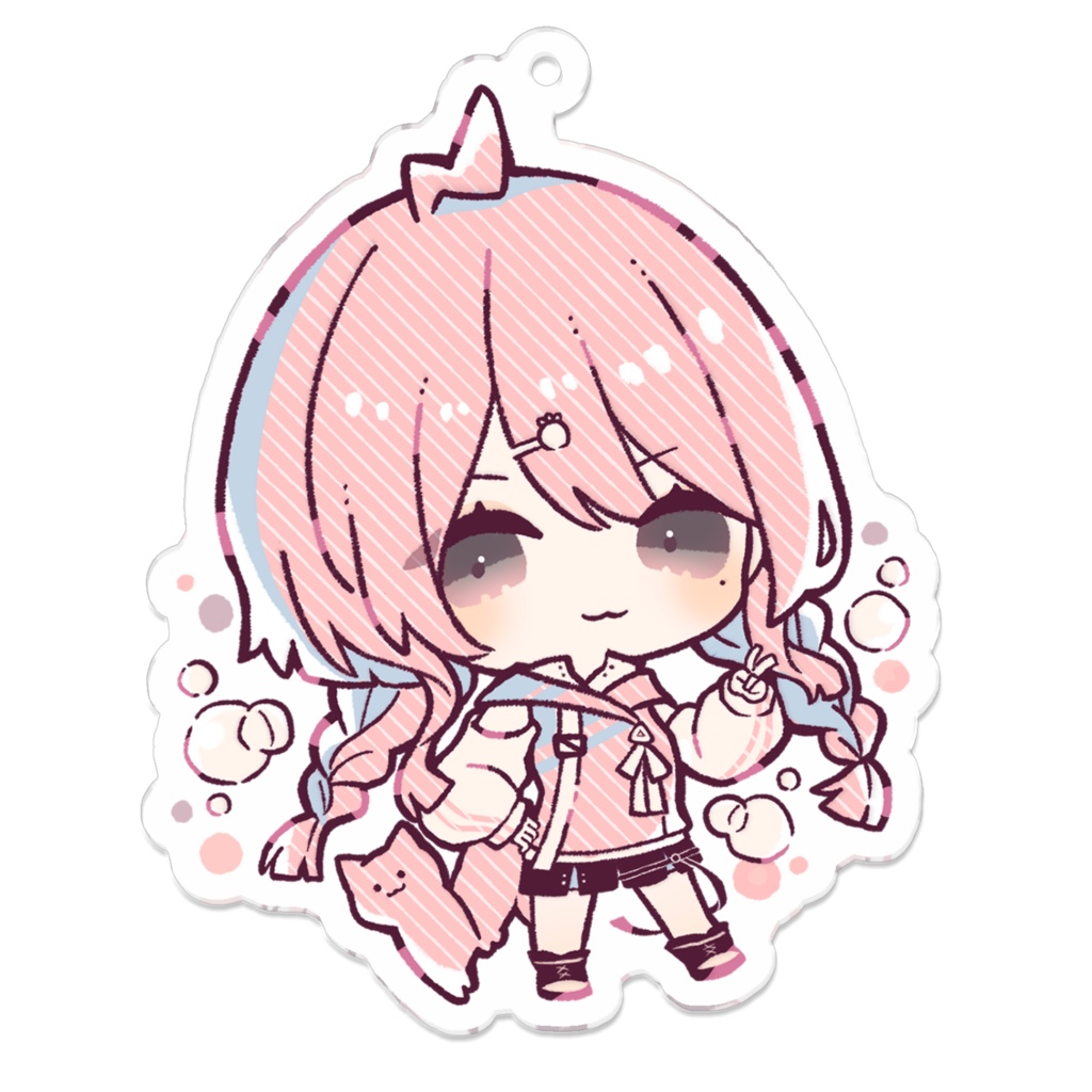 えぬ一周年記念アクリルキーホルダー