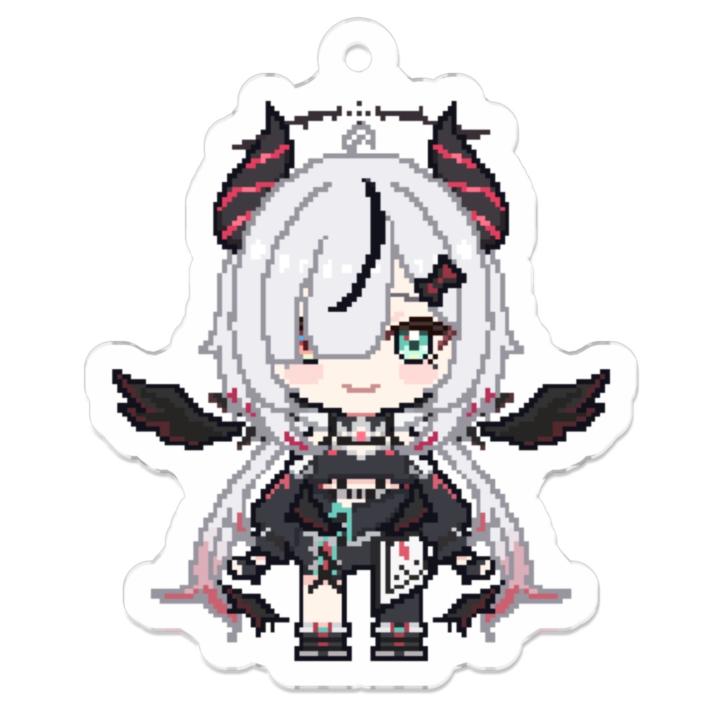 叶方よみ ドットアクリルキーホルダー