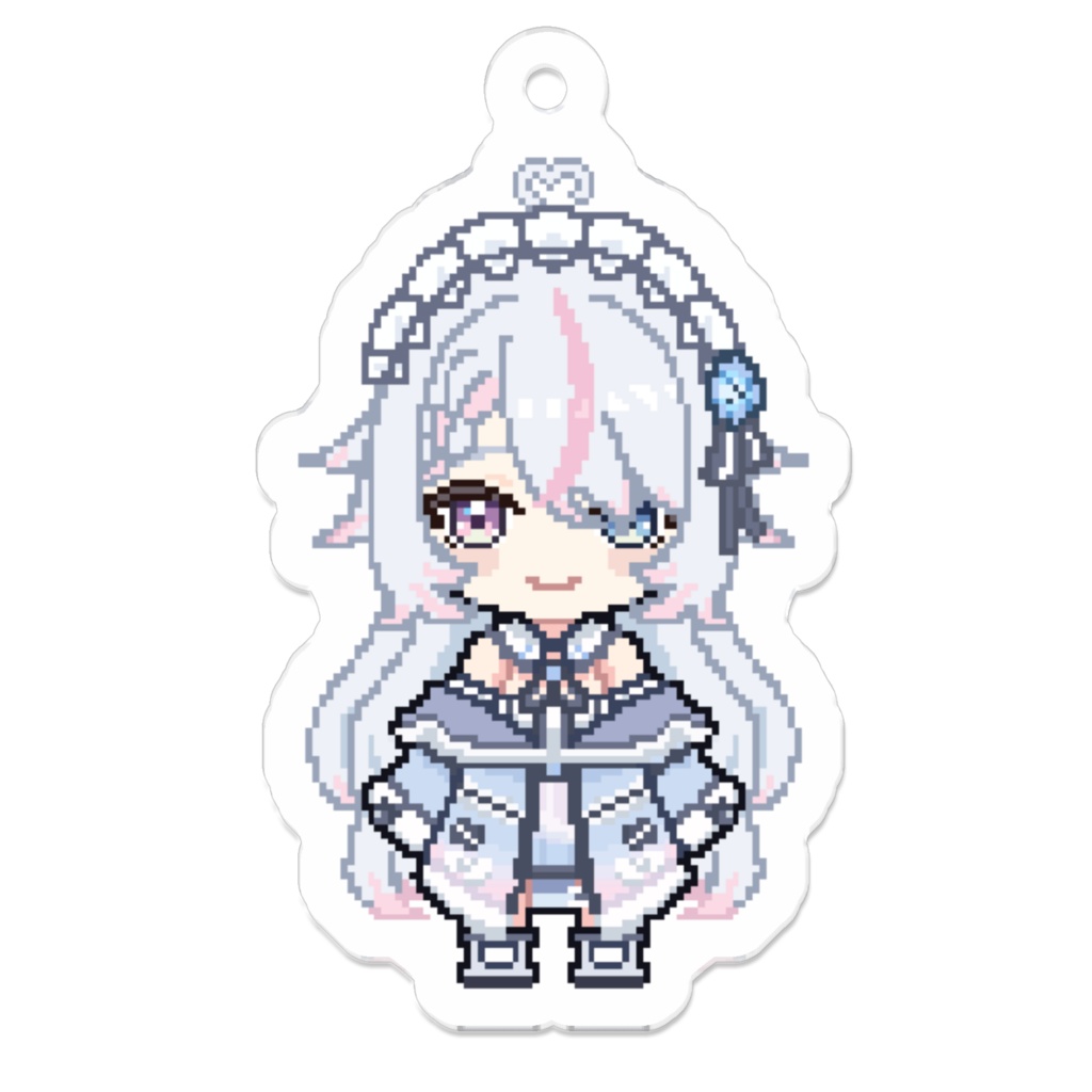 恋羽るりね ドットアクリルキーホルダー