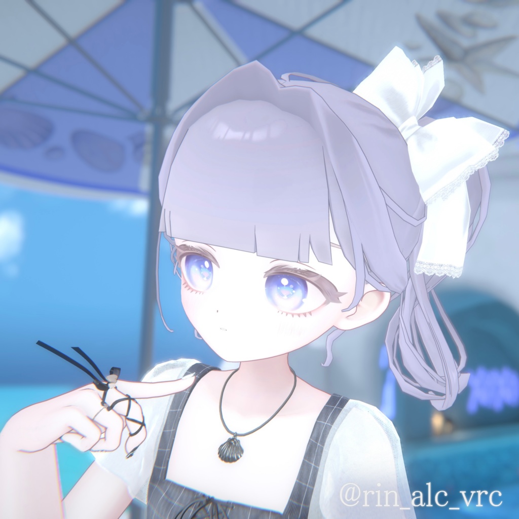 【3D髪型】夏陰ポニー ≪Natsukage pony≫【3アバター対応】