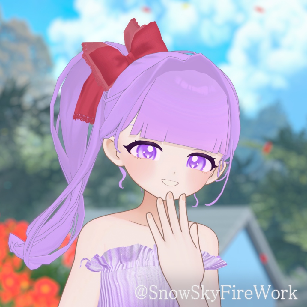 【3D髪型】夏陰ポニー ≪Natsukage pony≫【3アバター対応】