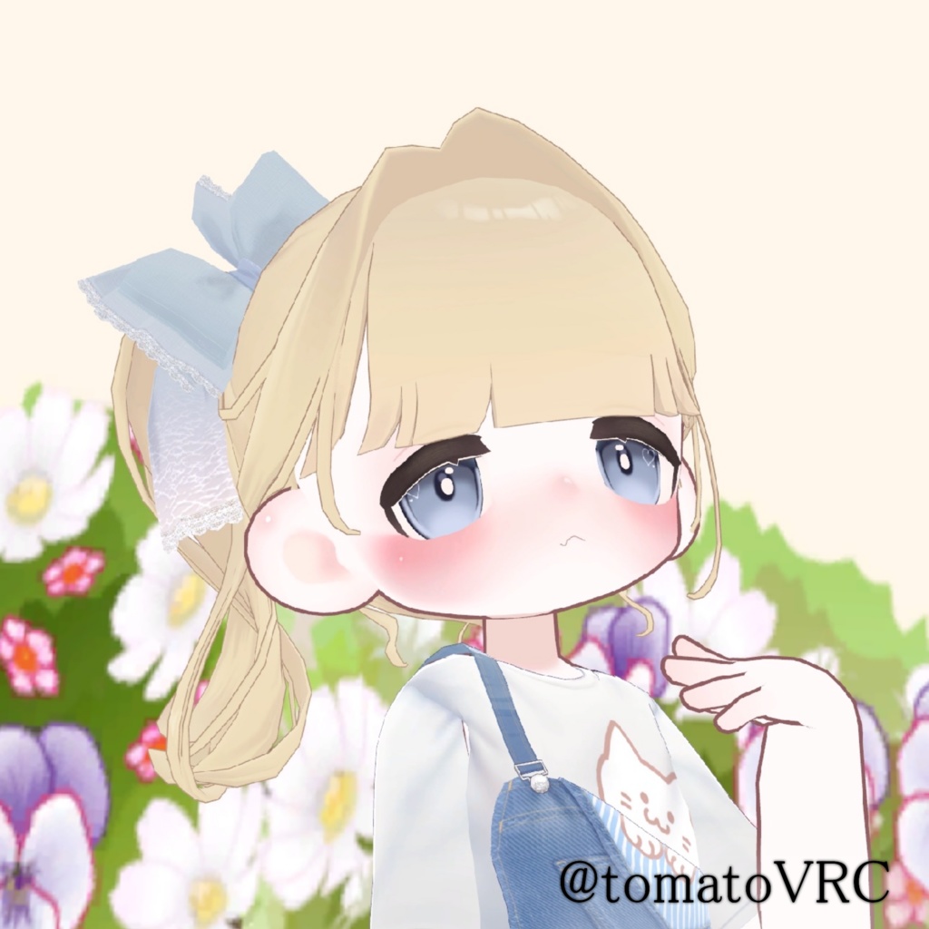 【3D髪型】夏陰ポニー ≪Natsukage pony≫【3アバター対応】