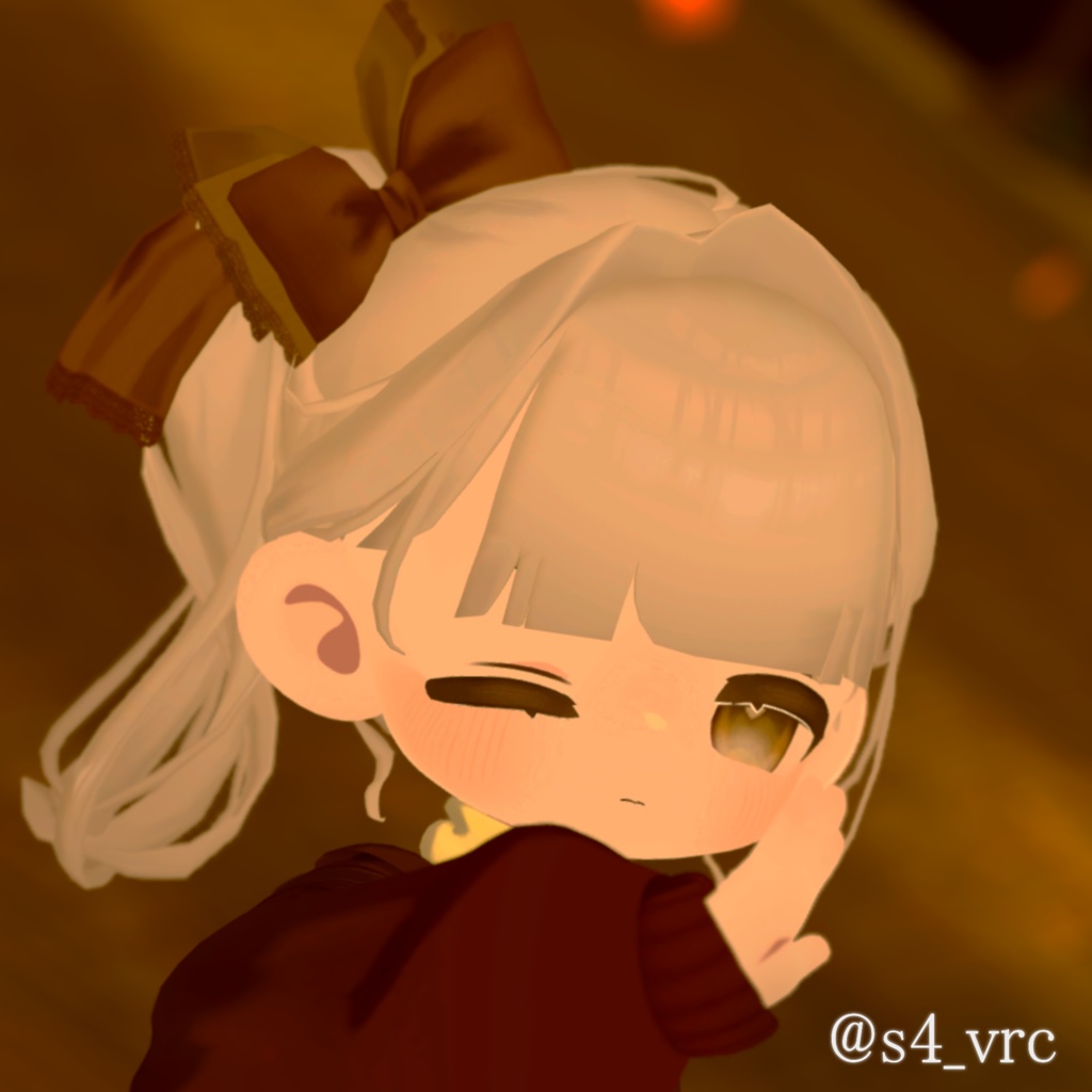 【3D髪型】夏陰ポニー ≪Natsukage pony≫【3アバター対応】