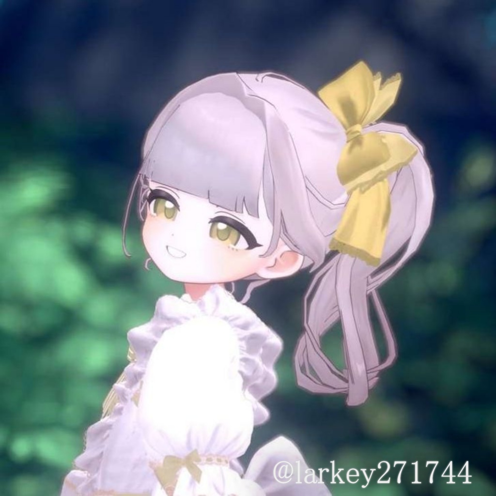 【3D髪型】夏陰ポニー ≪Natsukage pony≫【3アバター対応】