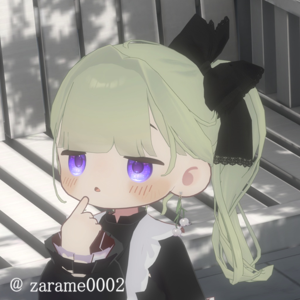 【3D髪型】夏陰ポニー ≪Natsukage pony≫【3アバター対応】