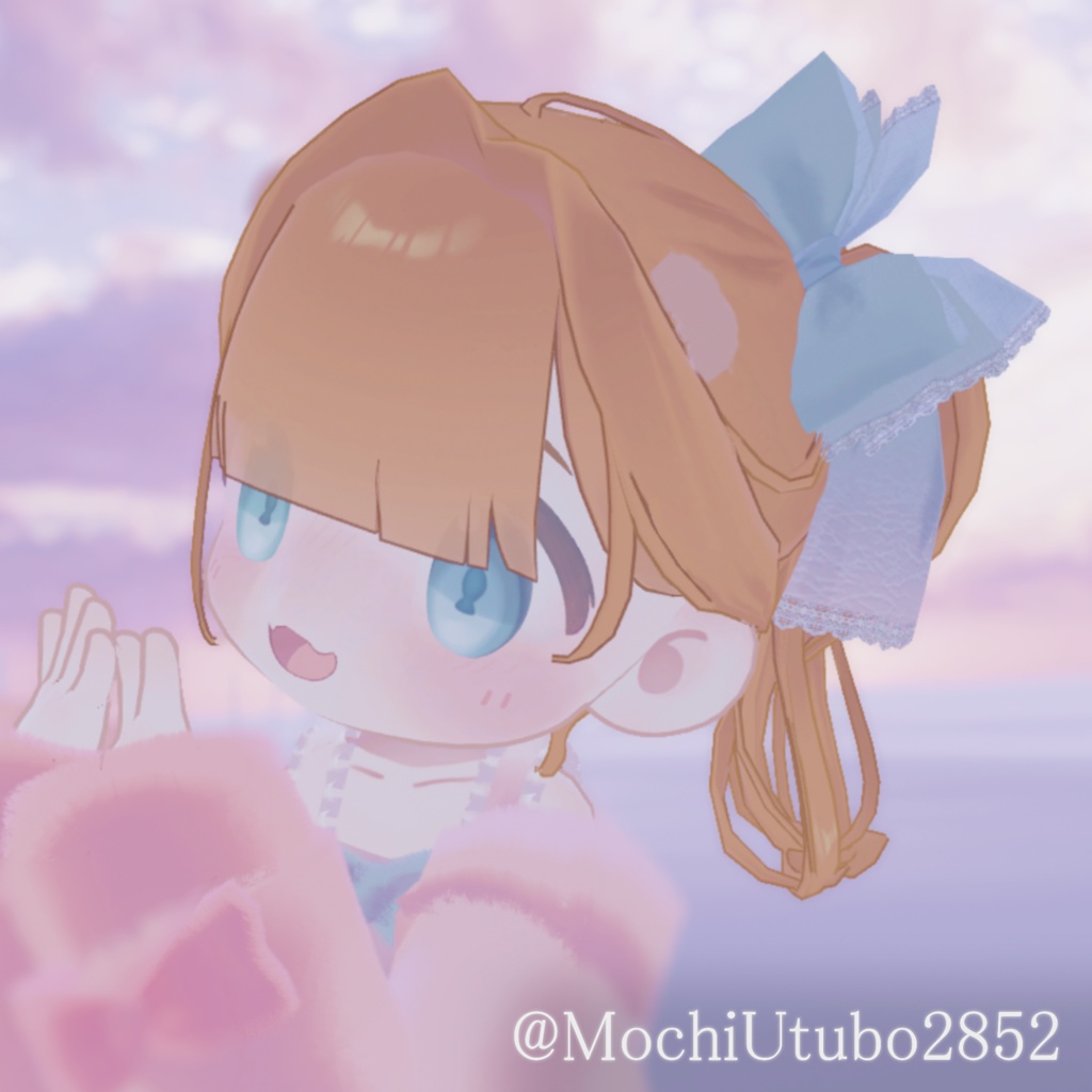 【3D髪型】夏陰ポニー ≪Natsukage pony≫【3アバター対応】