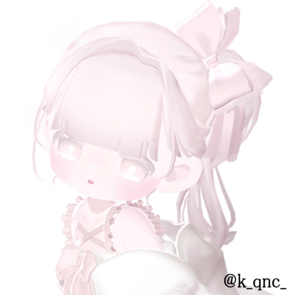 【3D髪型】夏陰ポニー ≪Natsukage pony≫【3アバター対応】