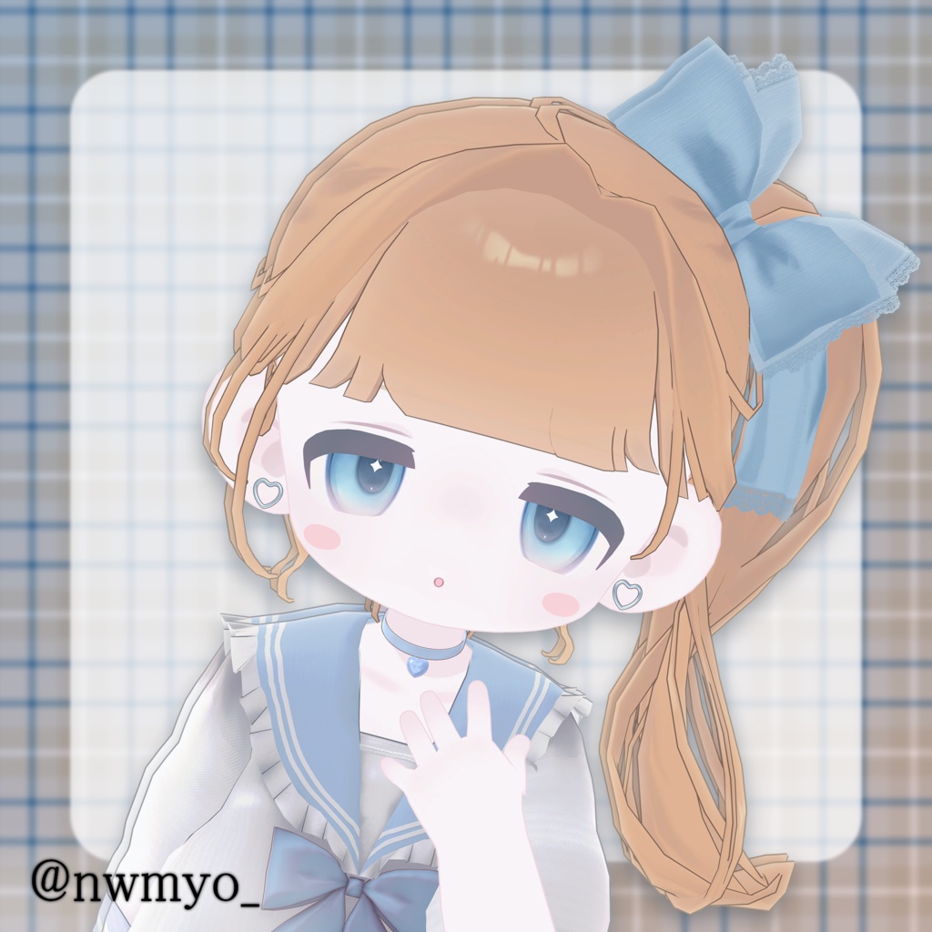 【3D髪型】夏陰ポニー ≪Natsukage pony≫【3アバター対応】