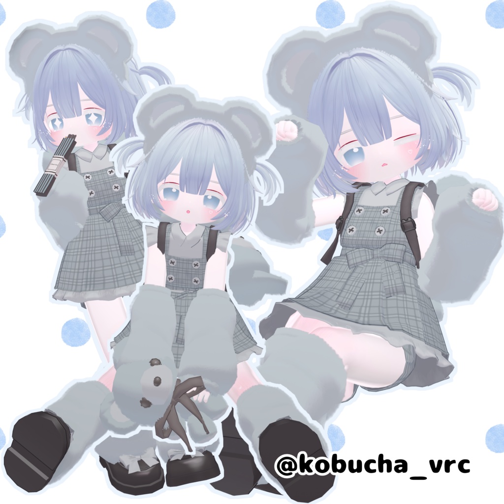  【3D衣装】 🤎くまぱーくコーデ🧸🍪【キプフェル/まめひなた/エルシオン/ノーチカ】