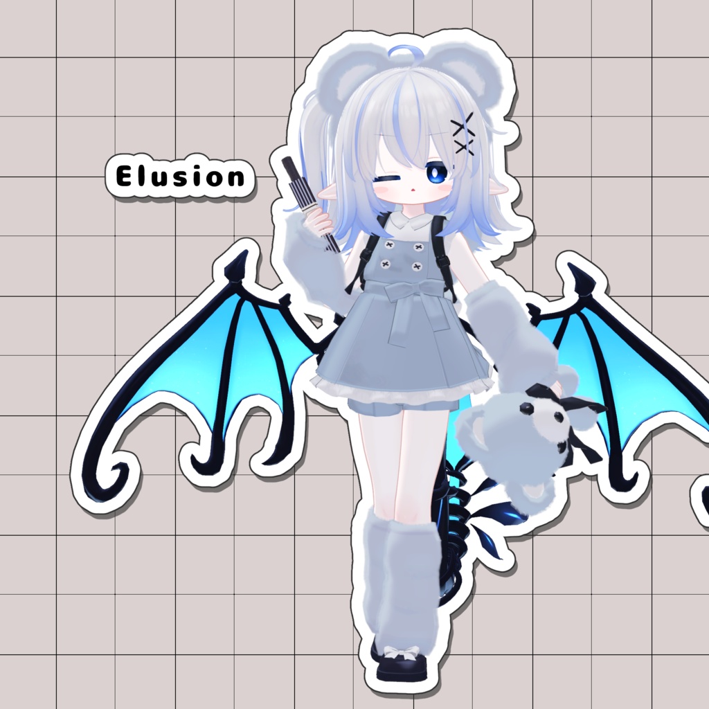  【3D衣装】 🤎くまぱーくコーデ🧸🍪【キプフェル/まめひなた/エルシオン/ノーチカ】