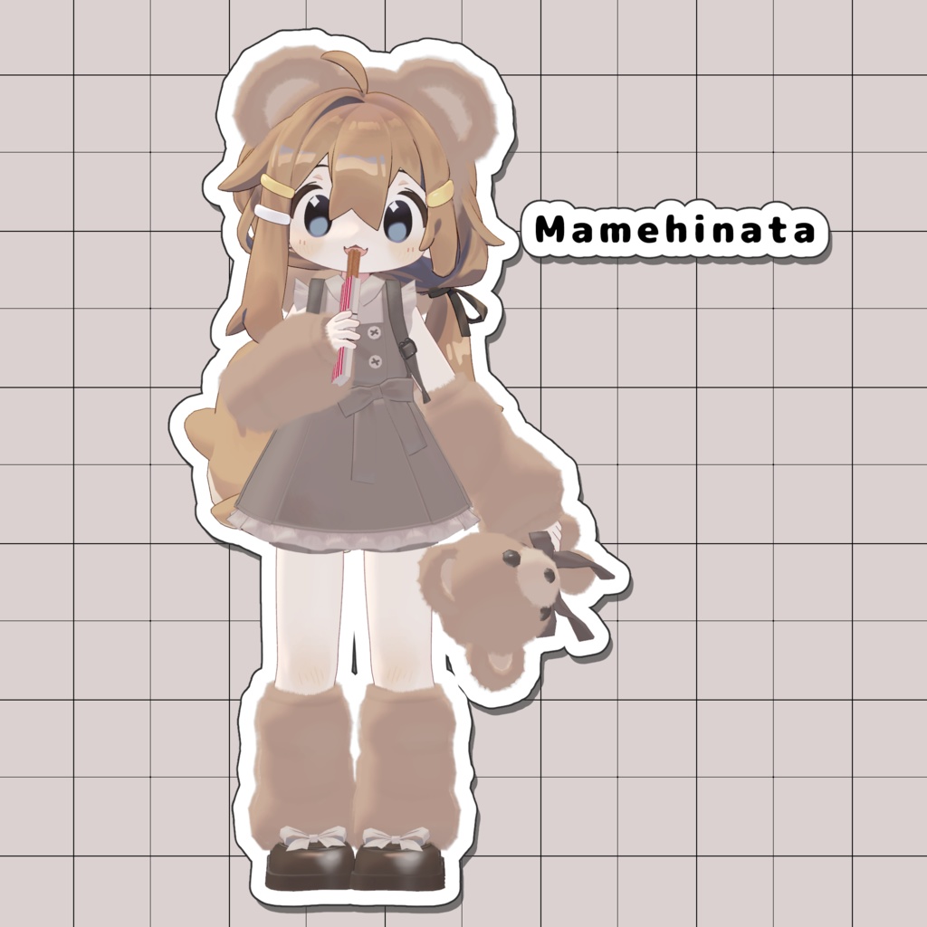  【3D衣装】 🤎くまぱーくコーデ🧸🍪【キプフェル/まめひなた/エルシオン/ノーチカ】