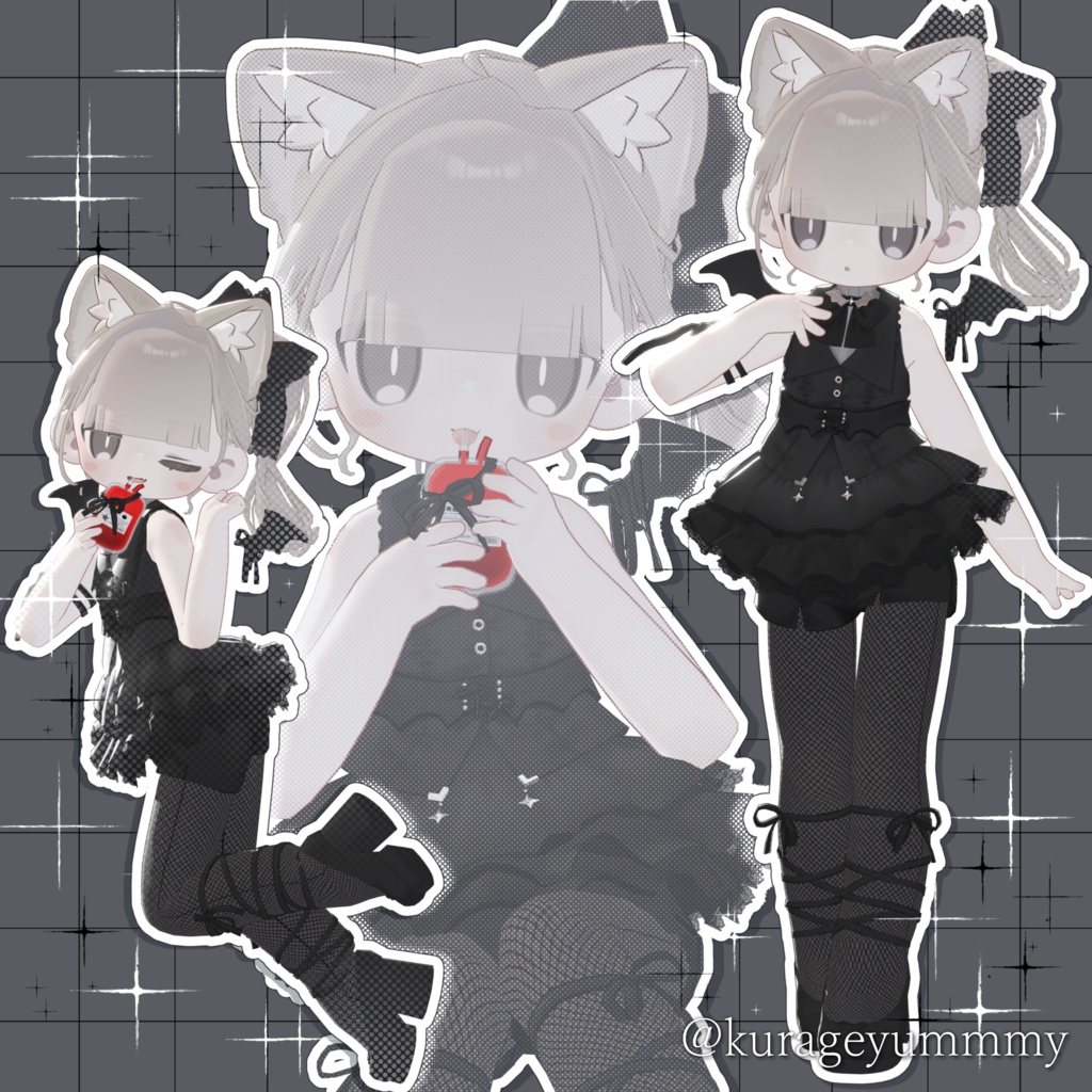 【3D衣装】🖤Tutu Devil🩰【3アバター対応】