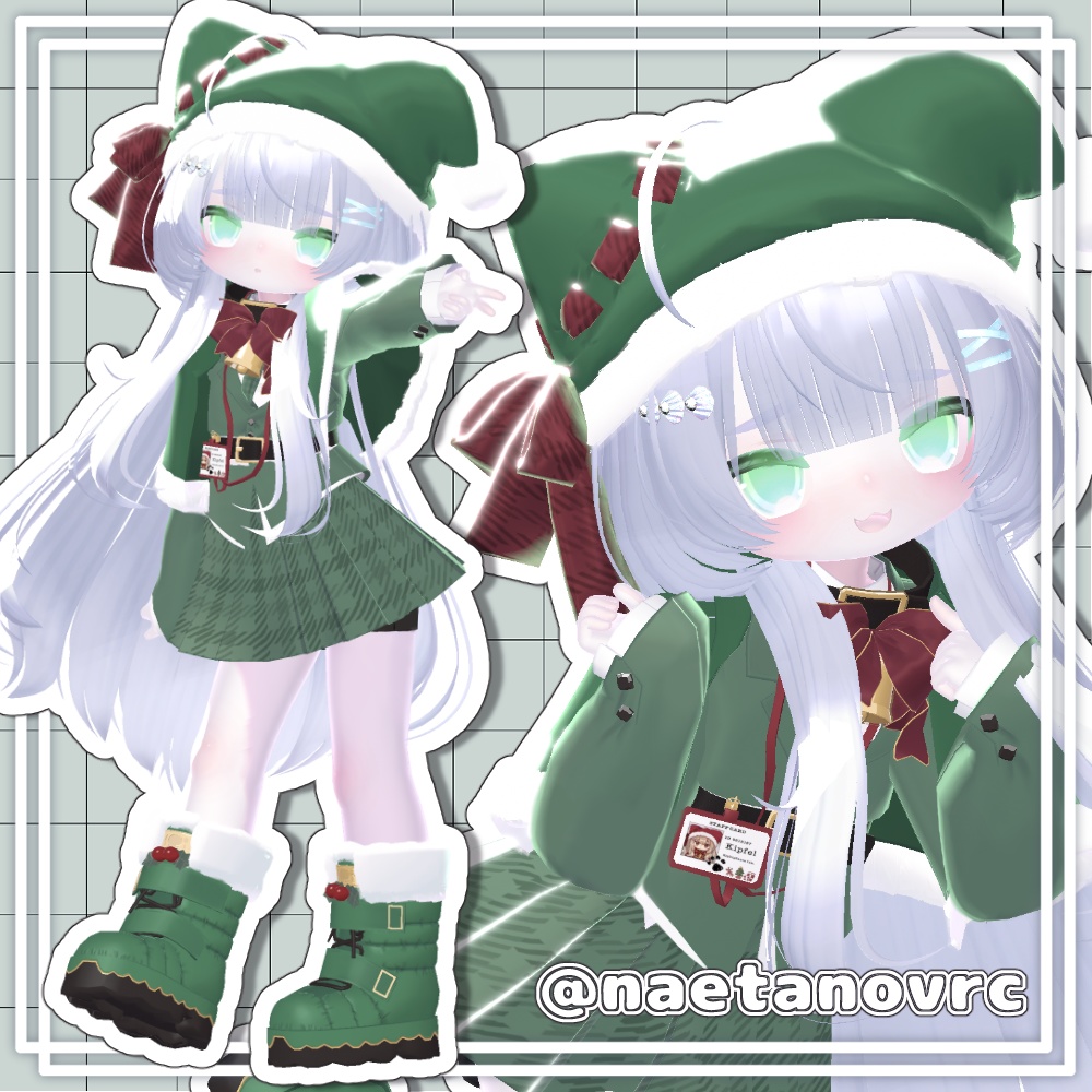 【3D衣装】👔おしごとさんた🎁【キプフェル/まめひなた】