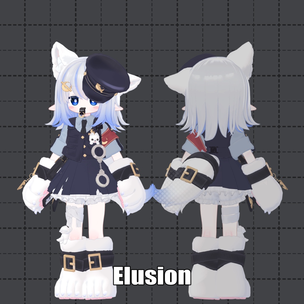 【3D衣装】🐺MoonBanPolice!🌙🚨【3アバター対応】