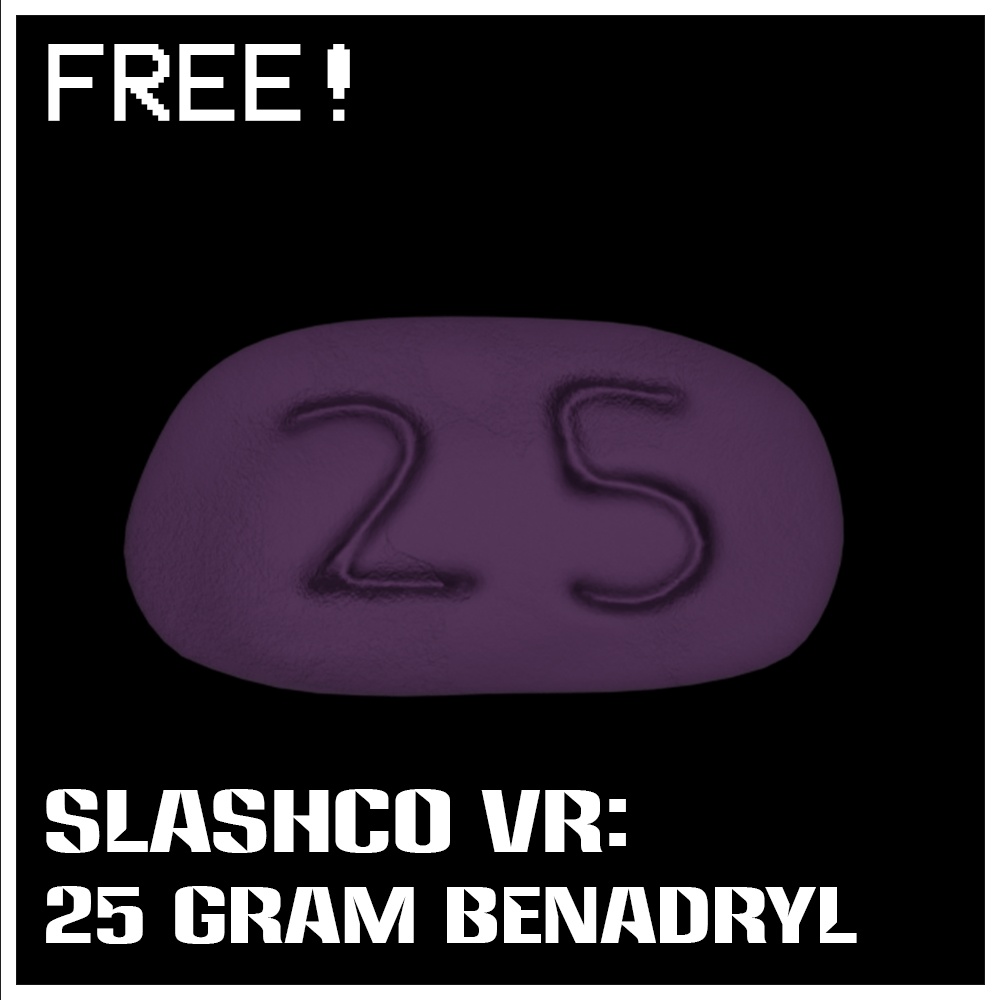 SlashCo VR - 25 g Benadryl