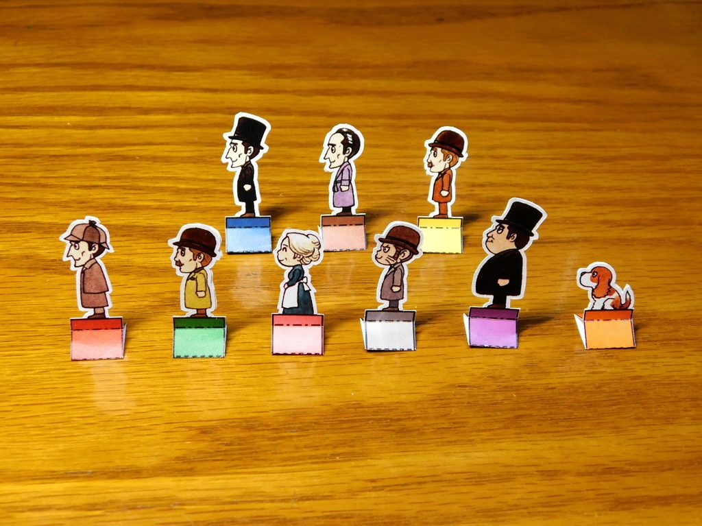 『シャーロック・ホームズ語辞典』すごろくの駒(データ版/無料)