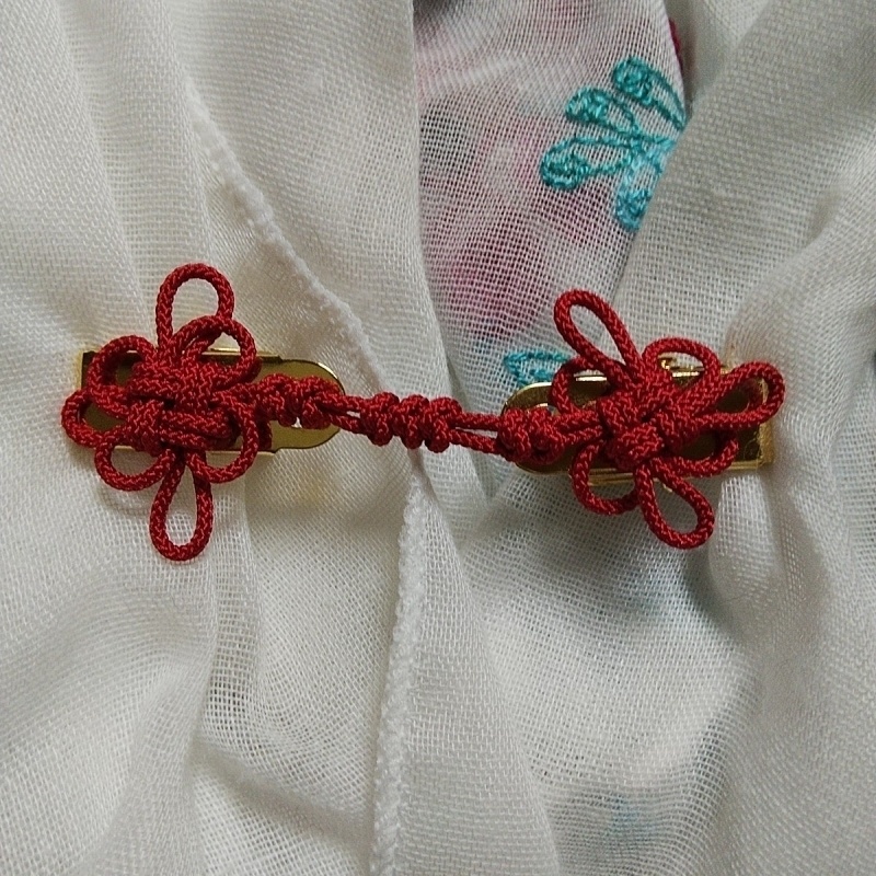 チャイナ風ストールクリップ