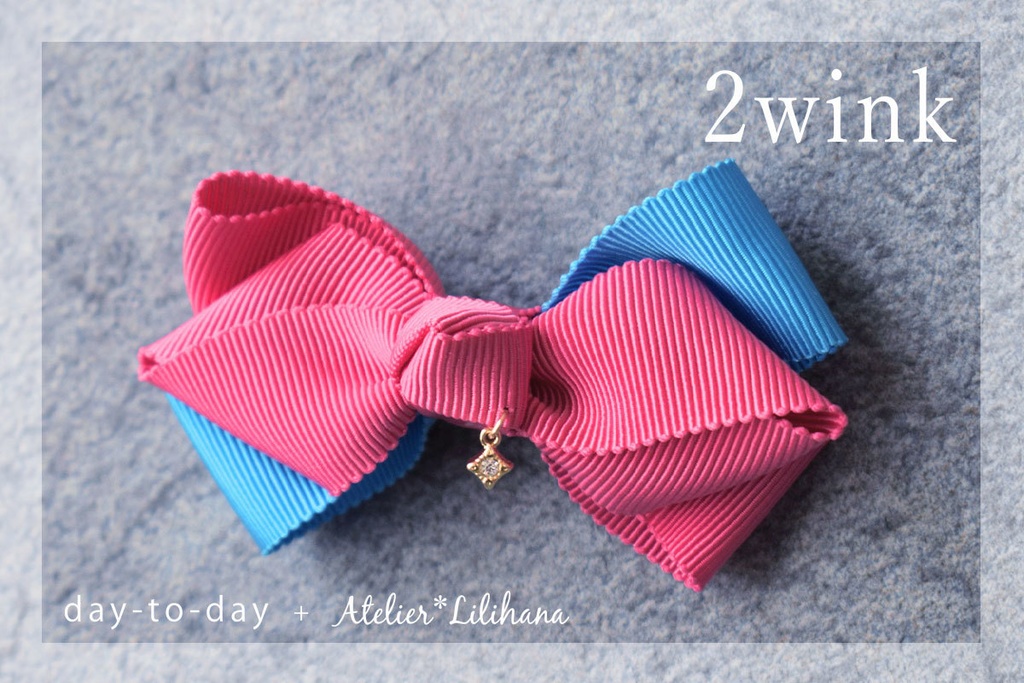 ポシェット&りぼんブローチ/2wink