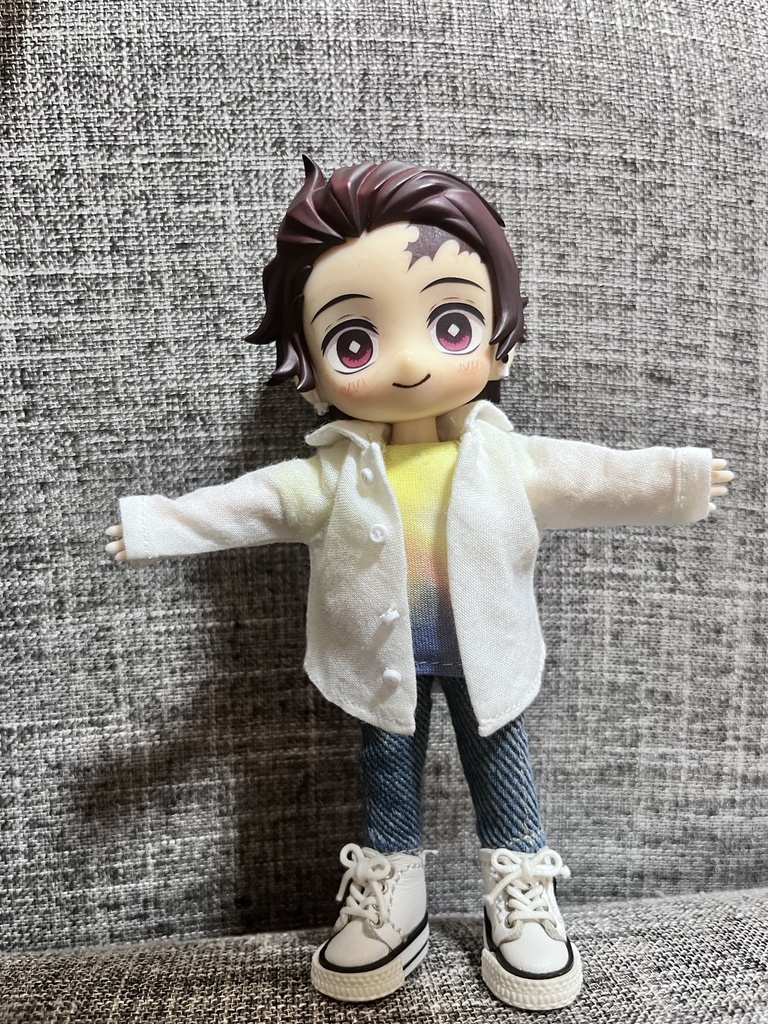 オビツ11サイズ お洋服 シャツ白