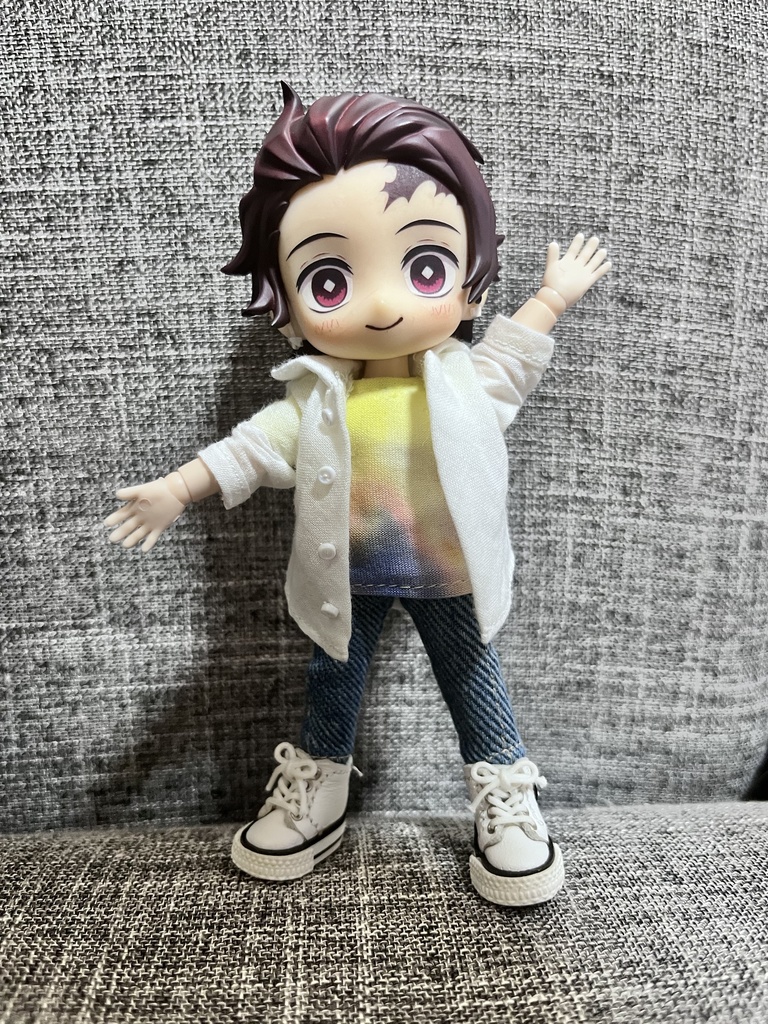 オビツ11サイズ お洋服 シャツ白 