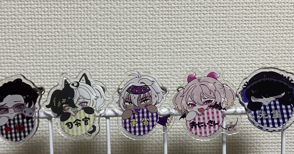 ネームドプレイヤーアクリルバッジ