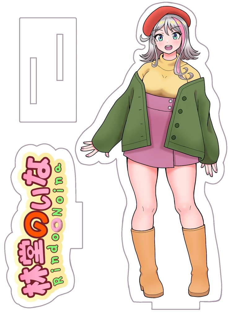 林堂のいな　アクリルジオラマ