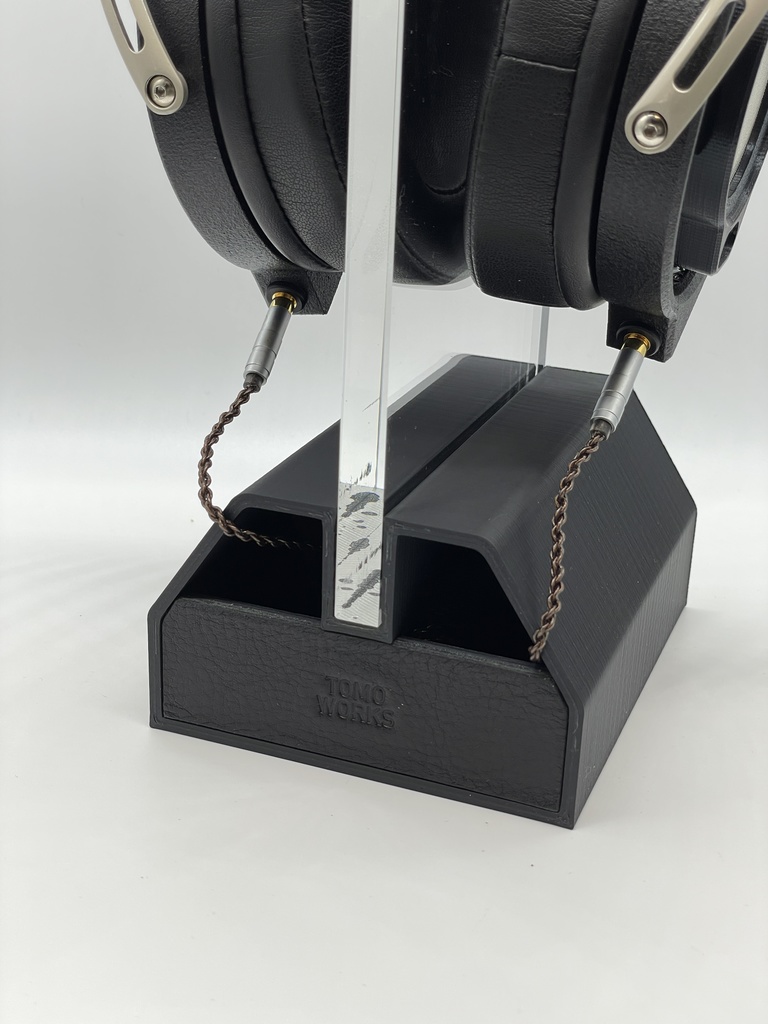 ケーブル収納式 アクリルヘッドホンスタンド