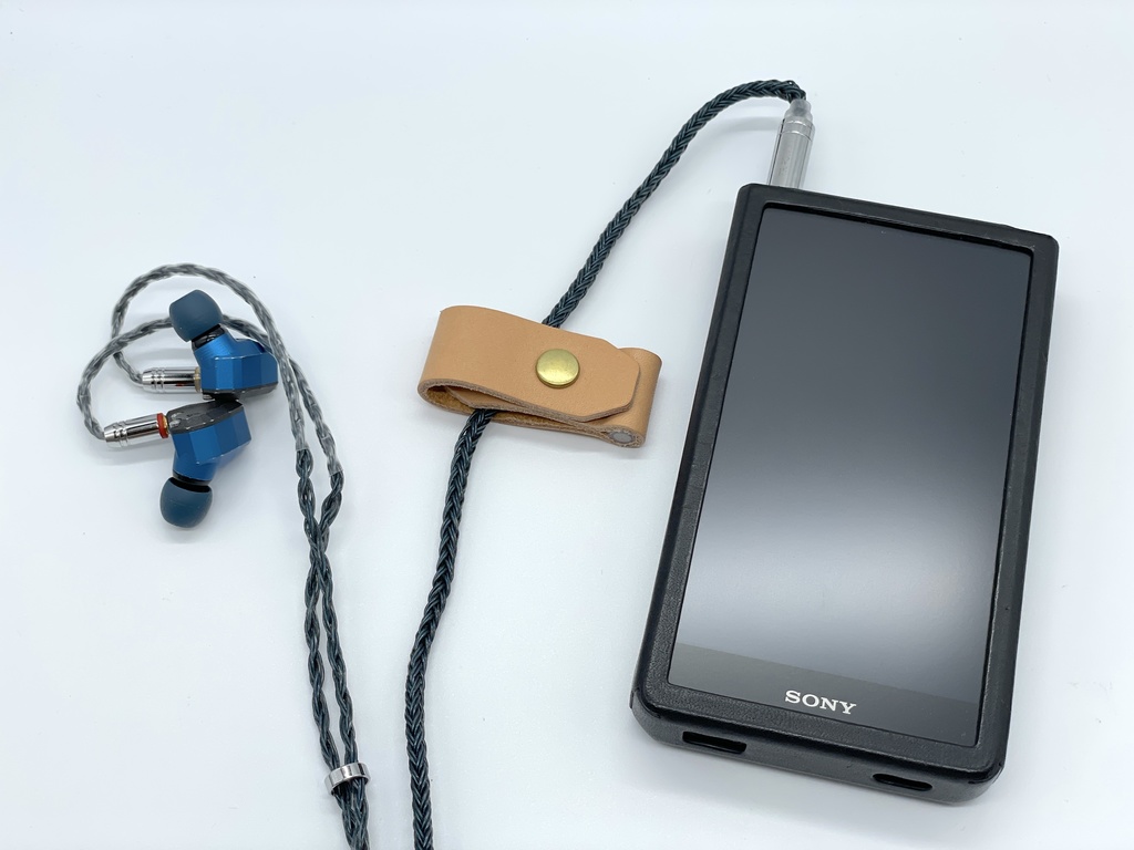 トモワバンド(4.4mmプラグ保護機能付き)ヌメ革 2コ