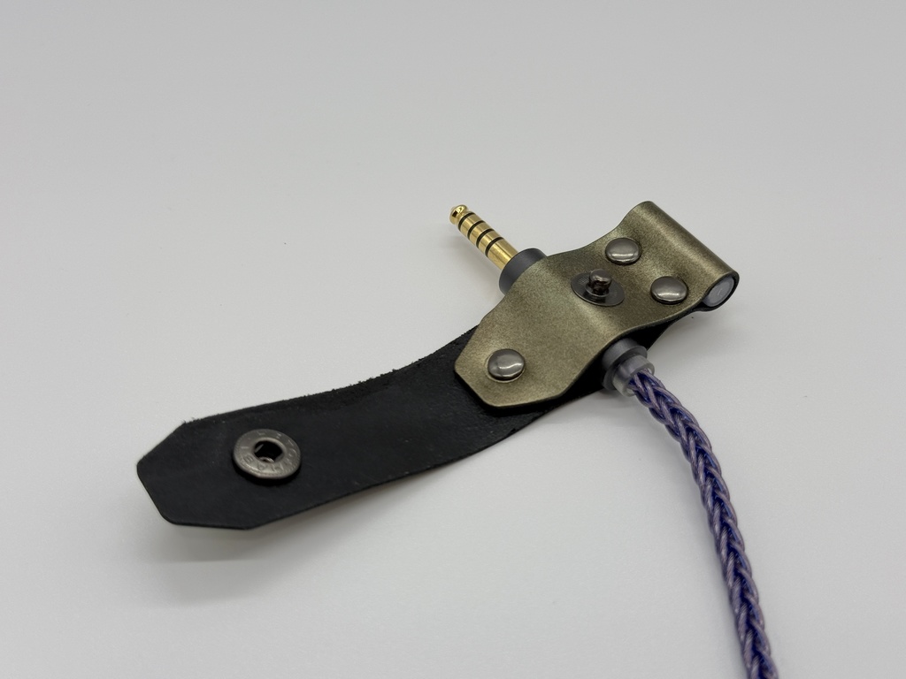 トモワバンド(4.4mmプラグ保護機能付き)ゴールドレザー 2コ