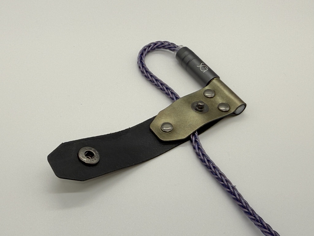 トモワバンド(4.4mmプラグ保護機能付き)ゴールドレザー 2コ