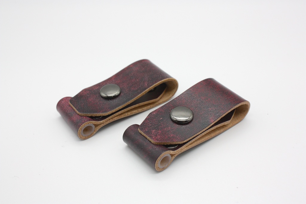 トモワバンド（4.4mmプラグ保護機能付き） 手染めレッド　2コ