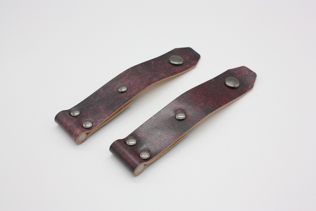 トモワバンド(4.4mmプラグ保護機能付き) 手染めレッド 2コ