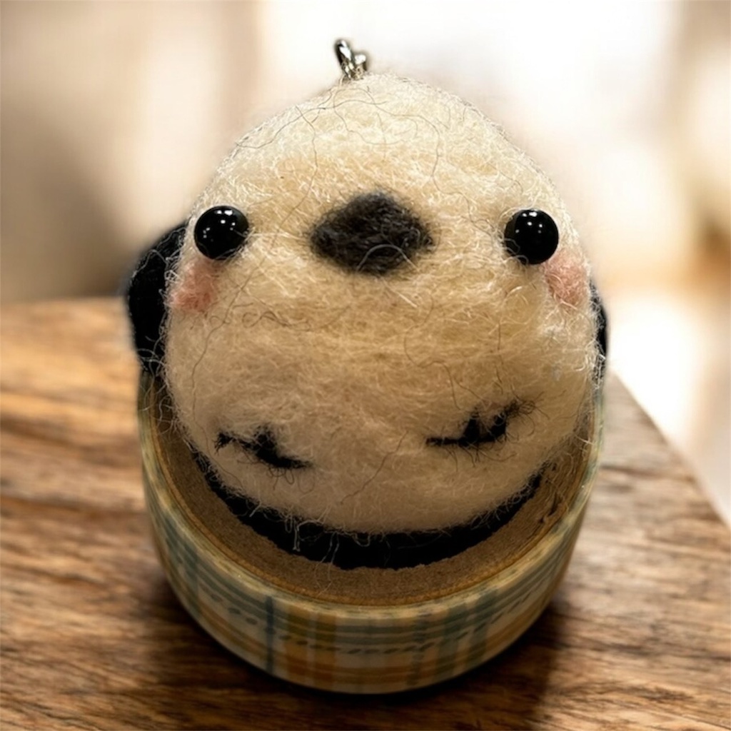 ふんわり癒やしのシマエナガちゃん＊ミニキーホルダー